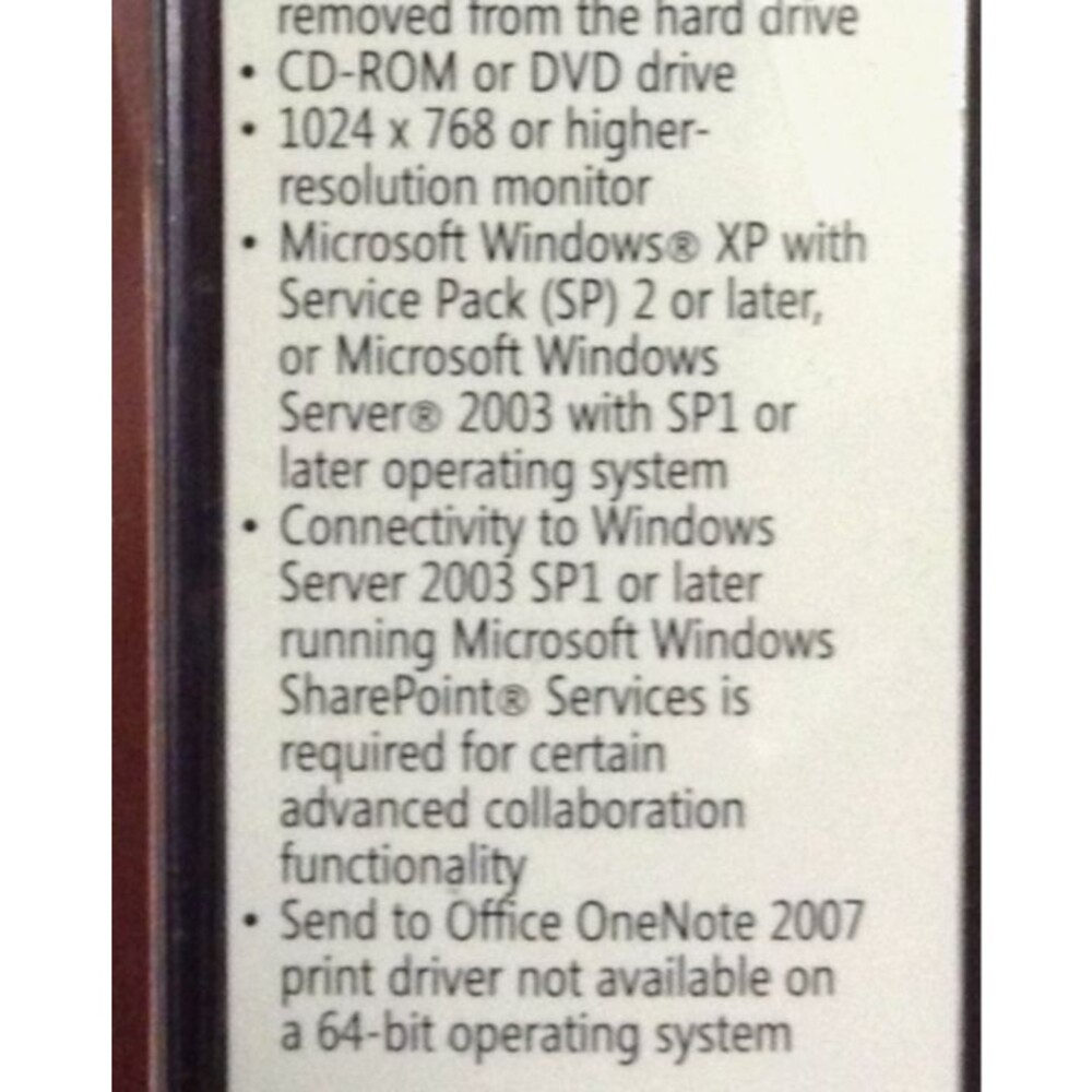Microsoft MS Office Home and Student 2007 Word Excel PowerPoint OneNote Software - Picture 6 of 7